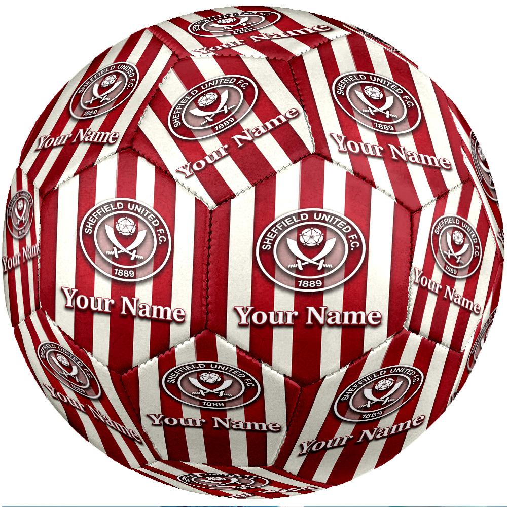 Sheffield United FC Fashion Size 5 Football Wearproof Non‑Slip Soccer Ball For Sports Training Entertainment Use