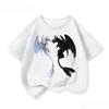 Relaxed Fit Children Short Sleeve T Shirt Kawaii Round Neck Lovely How To Train Your Dragon Graphic Street Style 3 To 14