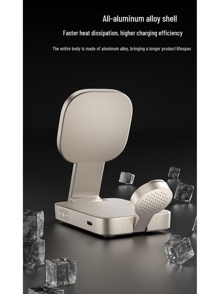 Heavyweight 3-in-1 Qi2 MagSafe Wireless Charger for Apple Phones