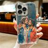 Muscle Man Gay Fitness Soft Phone Case For iPhone 15 16 17 Air 14 Pro Max 16E Plus 13 12 Mini Plating Anti-Fall Fundas