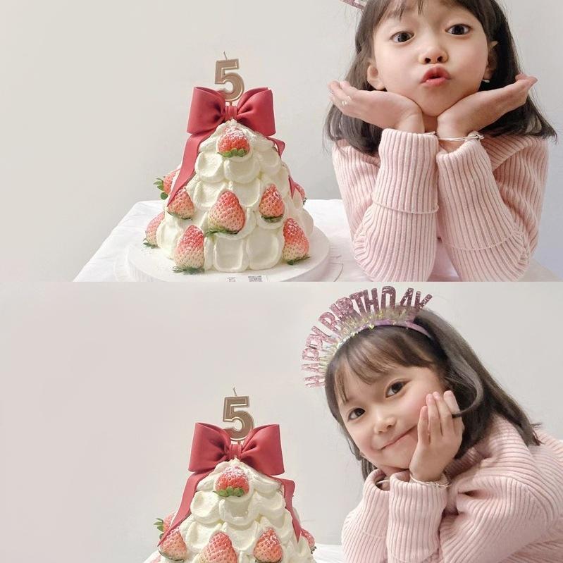 Colorful Glitter One-Year-Old Birthday Headband & Hat - Perfect Party and Photo Prop