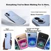 KEKLLE Skin-Friendly Magnetic Case for iPhone 16, Apple 16 Protective Cover, Soft Full-Protection Silicone Magnetic Lens Case, Midnight Black