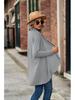 2025 European & American Autumn/Winter Women's Long-Sleeve Solid Color Loose Cardigan