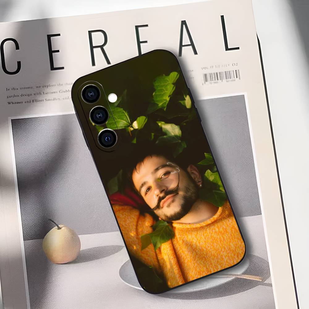 C-Camilo Phone Case For Samsung Galaxy A73,A72,A71,A70,A53,A52,A51,Soft Silicone Black Cover