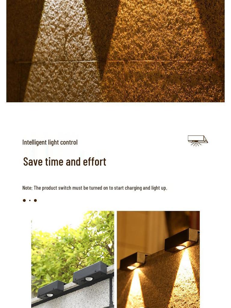 Solar Garden Spotlights: Outdoor Waterproof Decorative Lights, Automatically Illuminate at Dusk for Wall, Balcony, or Atmosphere Design.