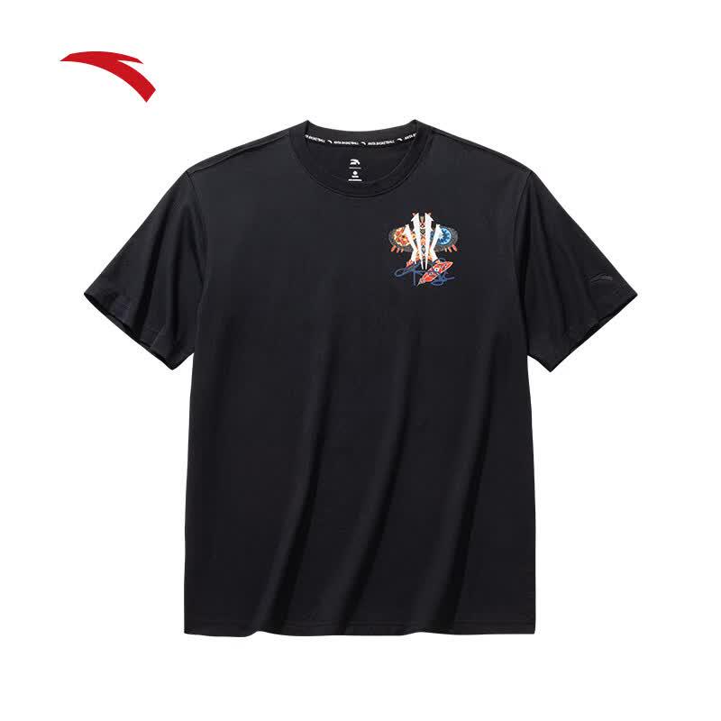 Anta T-shirt in cotone a maniche corte Serie Kyrie Irving