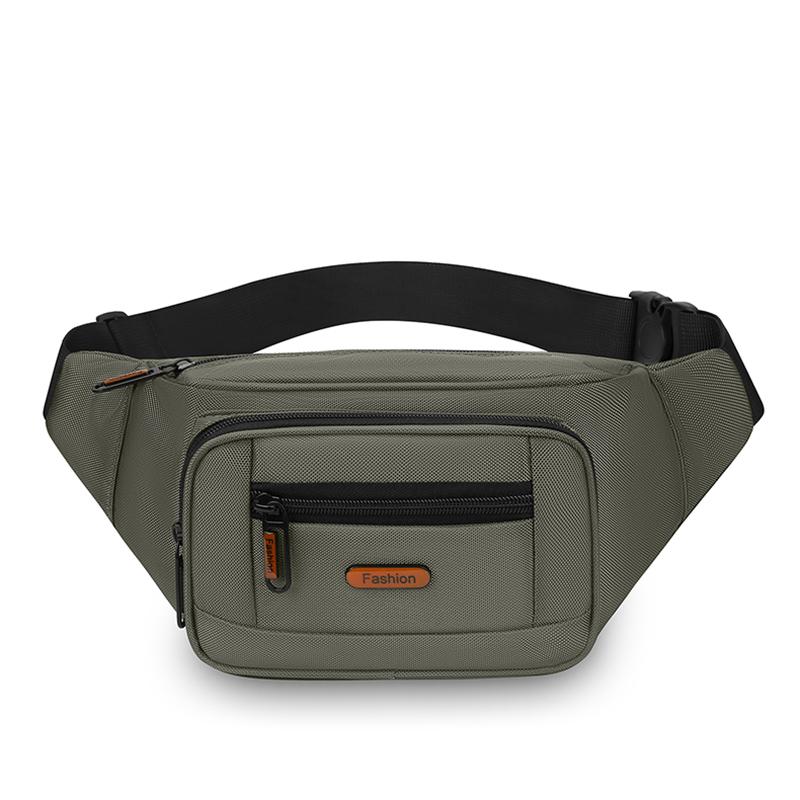 Waist Bag Men's Lightweight Chest Bag Oxford Shoulder Crossbody Bag