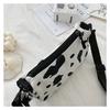 Ins Japanese-style Cute Harajuku-style Cow Shoulder Bag with A Korean-style Touch, Soft Girlish Teenage Cross-body Canvas Bag