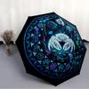 Cyber Crab Laboratory pattern umbrella, portable and foldable design, 8 ribs, a casual accessory for Halloween, Christmas, and birthday gifts.