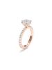 Macier Feminine Solitaire Ring (Rose Gold)
