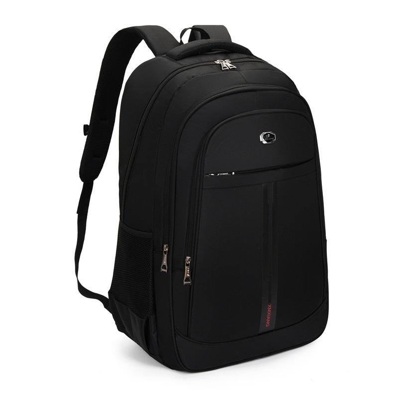 Pánský cestovní batoh Velká kapacita Jednoduchý styl Kapsa na notebook do práce Školní batoh pro studenty