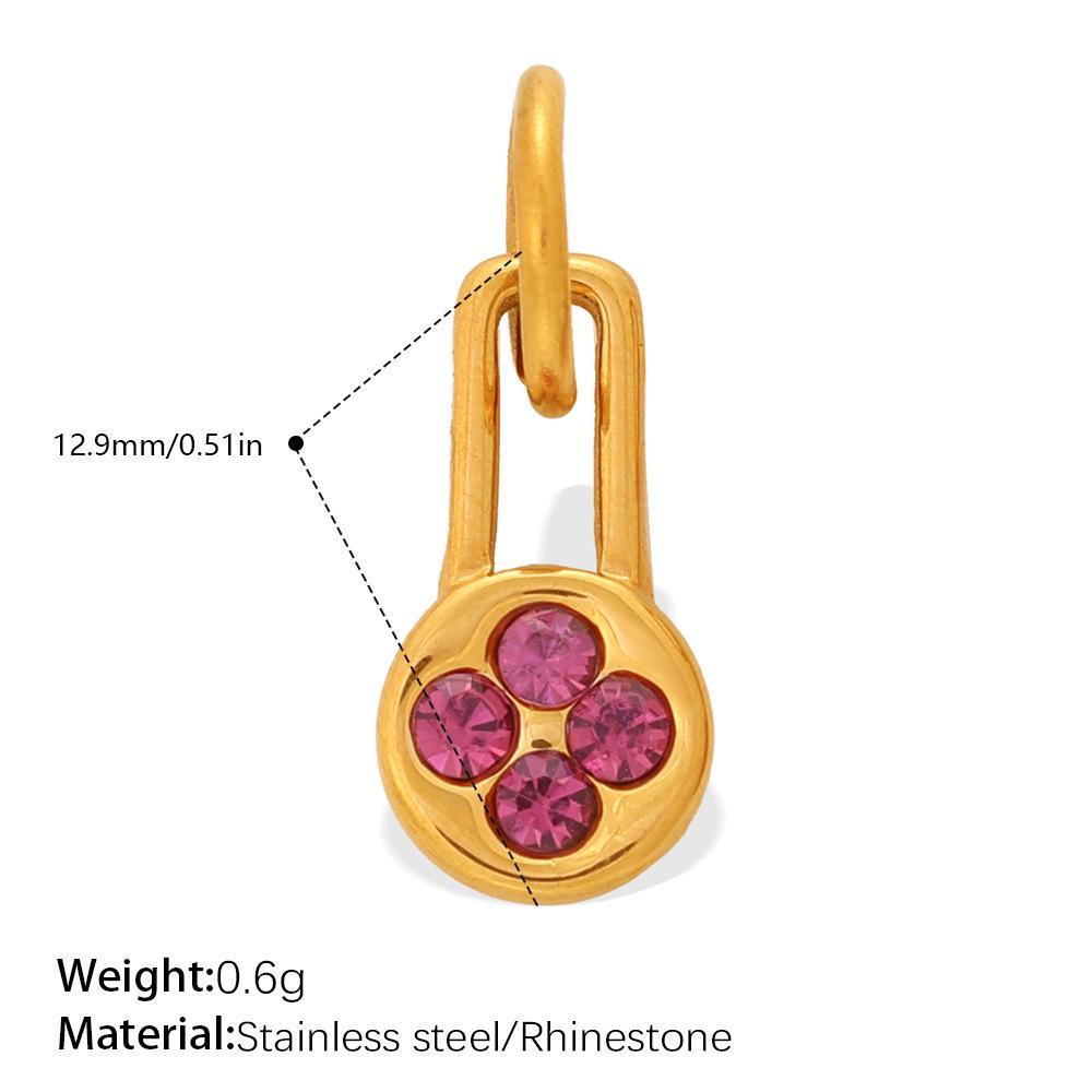 Luxurious Rhinestone Lock Pendant for Women – Unique and Versatile Jewelry Accessory