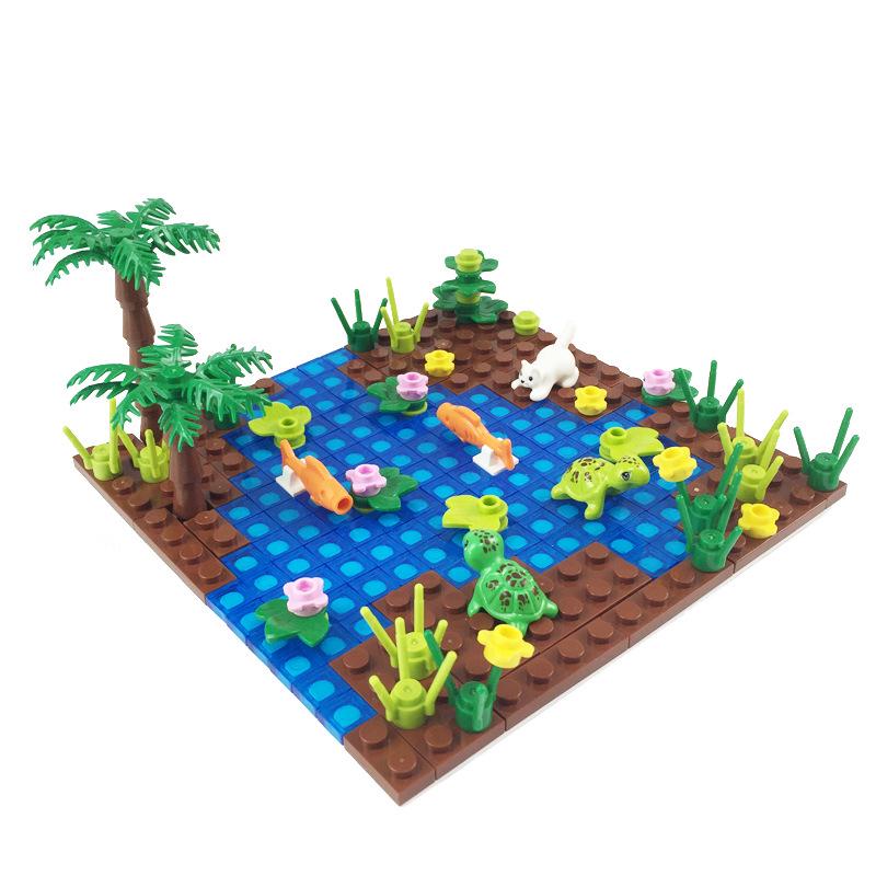 MOC Farm Animal DIY Building Blocks Set