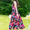Summer Sleeveless Dresses for Women Vintage Clothes Loose Plus Size Elegant Long Dress