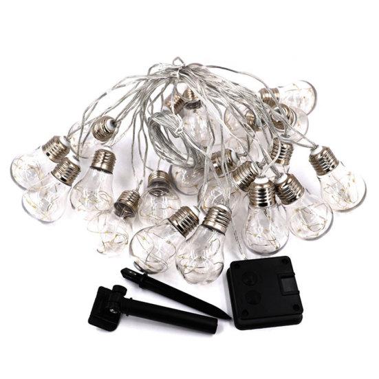 50/100 LEDs Solar Bubble Ball Fairy Powered G45 String Light Lamp Garden Decor