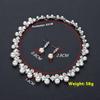 Cross-border European and American New Creative Bridal Pearl Necklace Earrings Wedding Jewelry