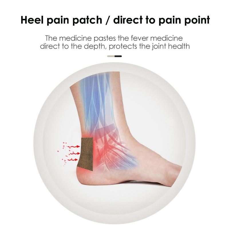 Heel Pain Patch Foot Plaster Pain Relief Patch Heel Bone Foot Care Herbal Patches