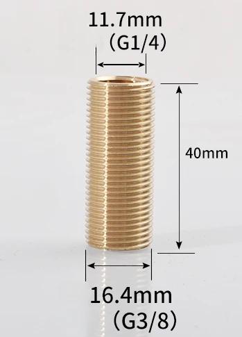 1/8" 1/4" 3/8" 1/2" 3/4" Gwint zewnętrzny BSP Pełny gwint Przedłużana złączka mosiężna do przepustnicy zbiornika wody Złączka przyłączeniowa Dom Ogród