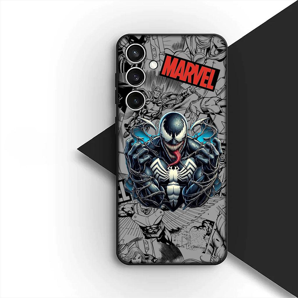 Phone Cover for Motorola Moto G86 G57 E14 E15 G14 G34 G35 G84 G24 A54 G15 Power E22 Case SpiderMan Marvel Venom Spider Man