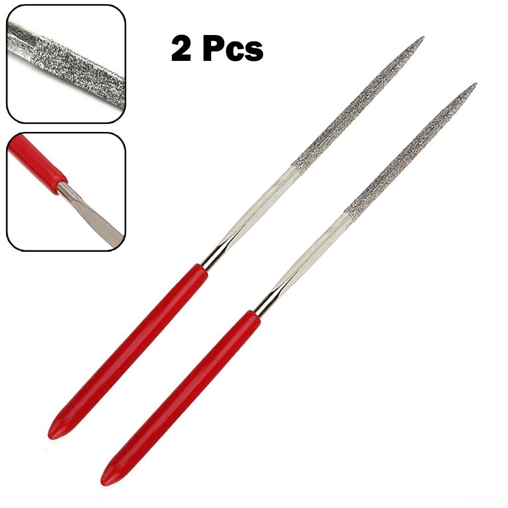Diamond Files Diamond Nonslip Plastic Silver + Red Steel