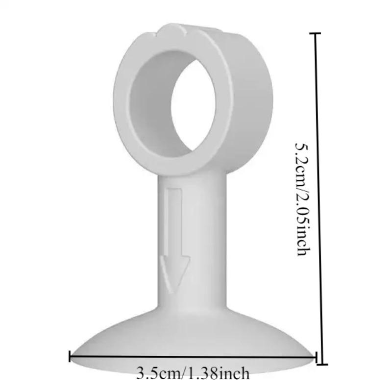Door Suction Punch-free Door Handle Anti-collision Door Retaining Wall Suction Toilet Plastic Door Top Suction Device Door Stop