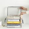 Large Capacity Student Moisture-proof Organizing Bag Book Storage Box Large Opening Transparent Waterproof Textbook Storage Bag