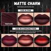 Three color two in one gothic lipliner set, gloss lipliner plump smooth cream lip liner, high pigment long-lasting lipstick