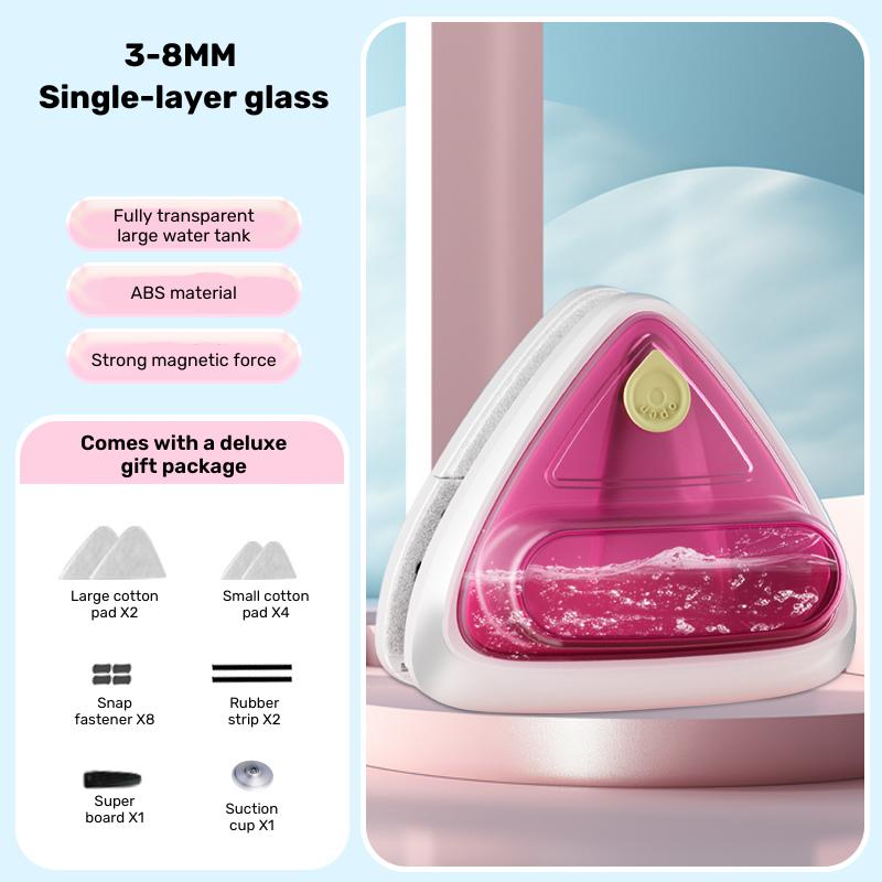 Magnetic Window Cleaner Tools Double Sided Windows Glass Cleaner Wiper Adjustable Windshield Cleaner Tool for High-Rise
