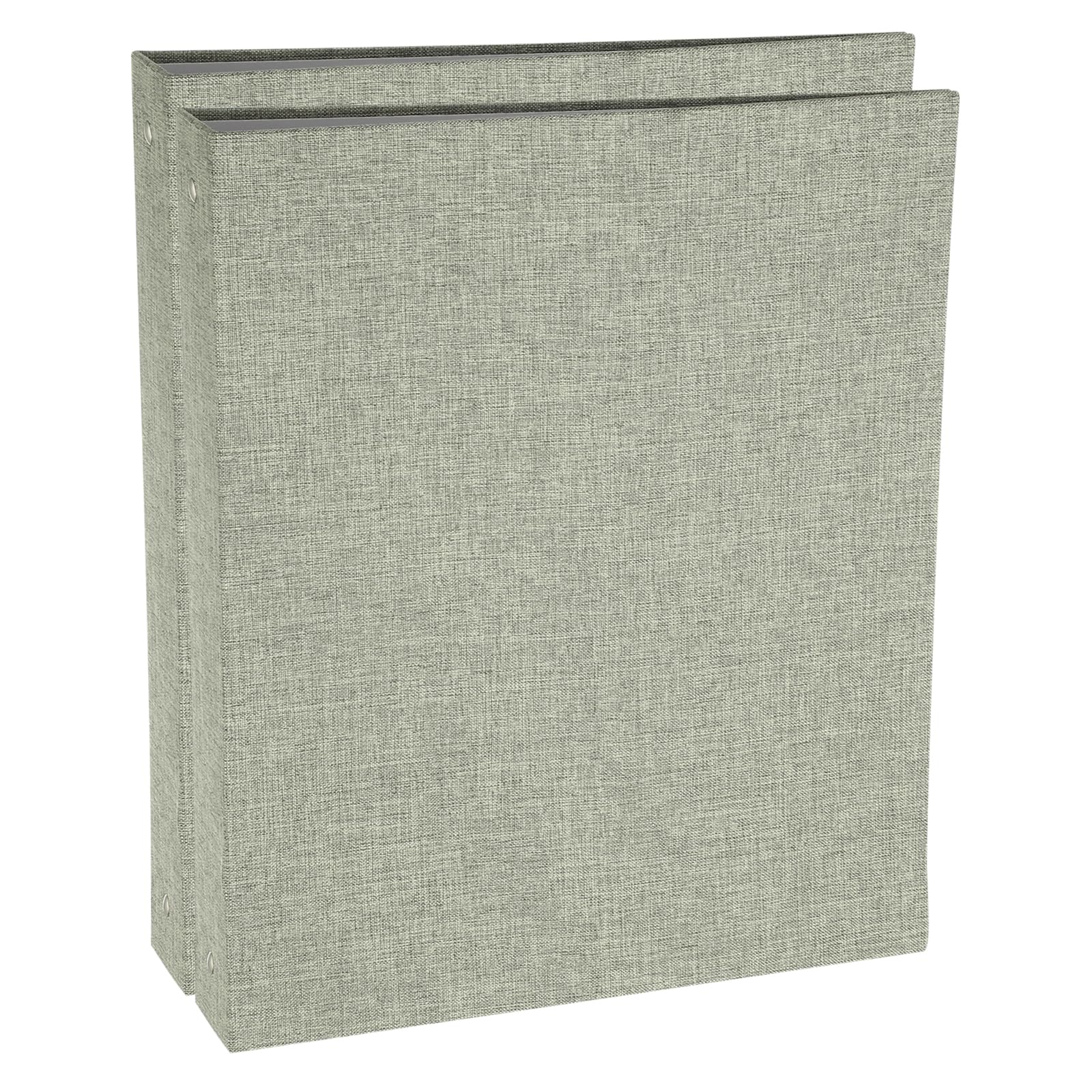 

PATIKIL 3-Ring Binders, A4 Size, Set of 2, Gray, for Business, Home, and Classroom Use