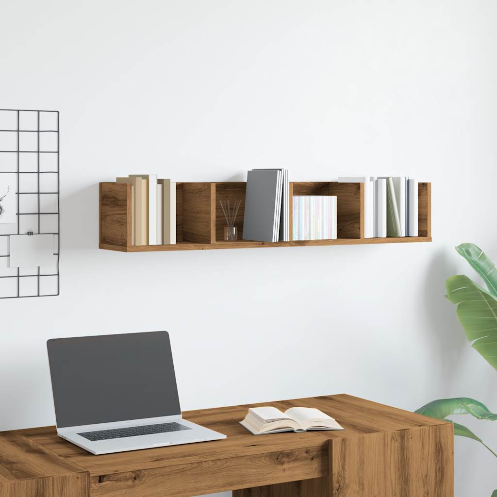 CD shelf, decorative wall shelf, 100x18x18 cm