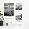 Black And White Abstract Wall Art Canvas Painting Paris London New York Posters Prints Nordic World City Landscape Picture Decor