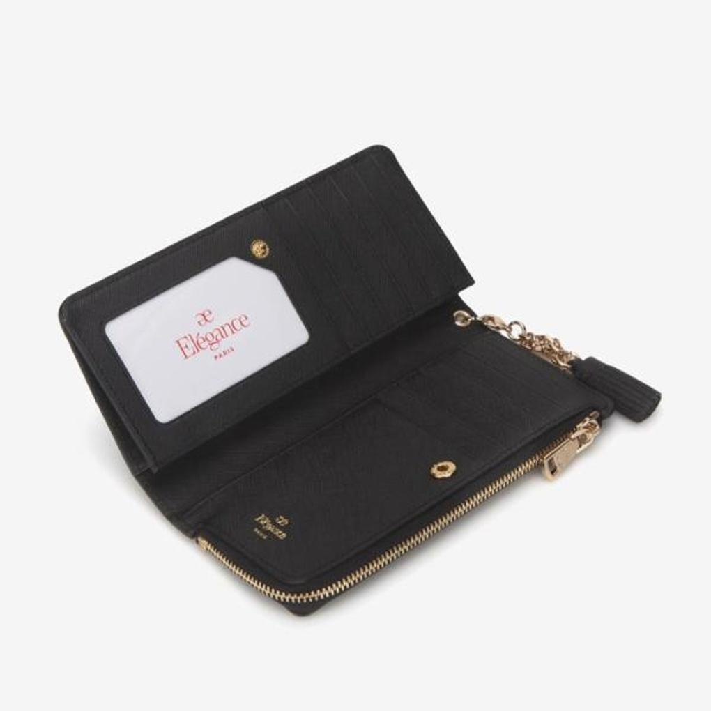 @Women's Cowhide Slim Long Wallet @Luxury Two-Fold Long Wallet #GirlfriendGift #BOSW02GA (Anyang Branch)