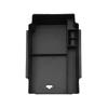Car Black ABS Center Armrest Storage Box Organizer Tray Fit For Subaru Crosstrek -2024