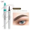 QIC Color Makeup Waterproof Liquid Eyebrow Pencil - Four-Prong Design