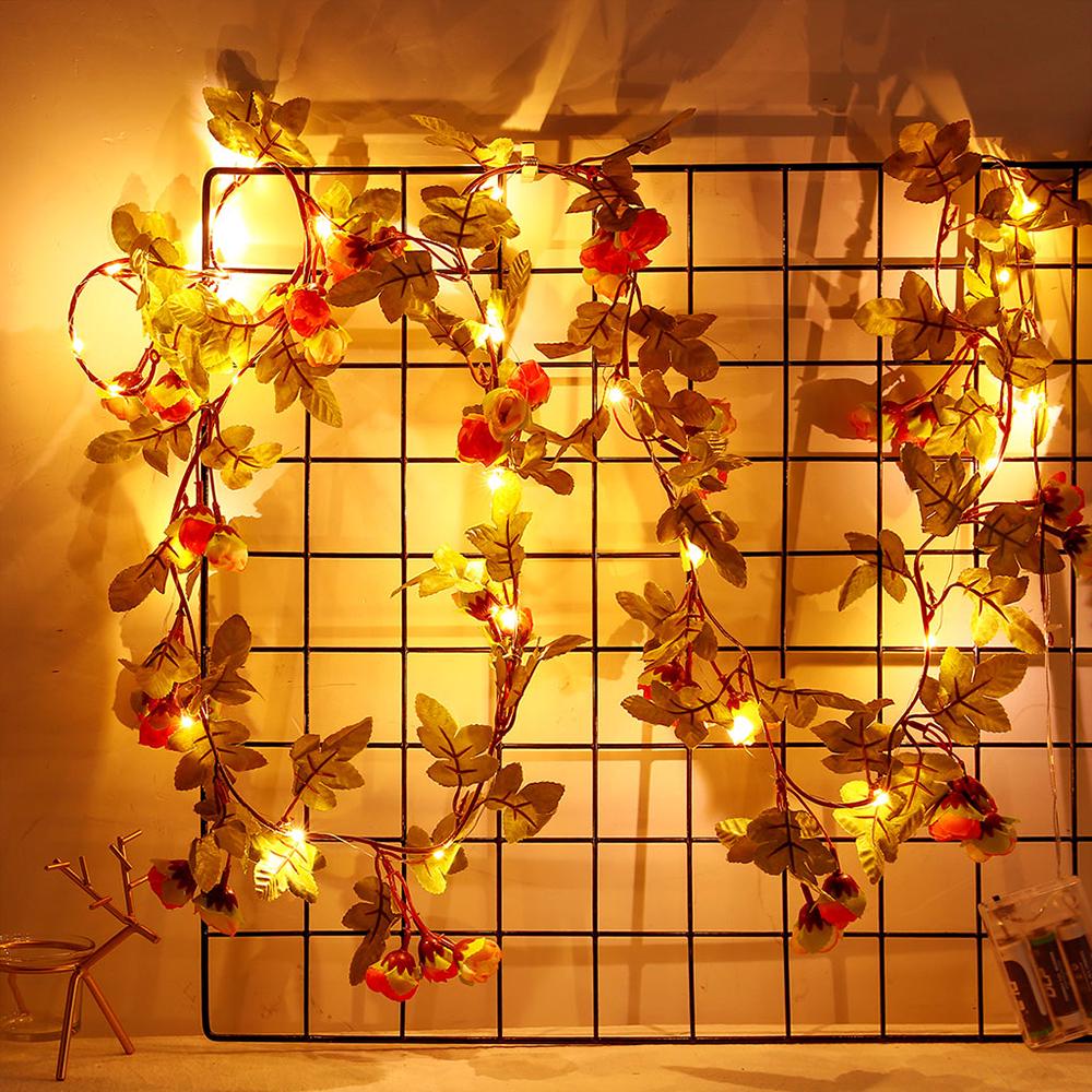 Buy Artificial Flower Vine LED String Light 2M 30LEDs Wedding