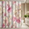 A Bathroom Shower Curtain for Celebrating Wedding Anniversaries, Includes 12 Hooks, Measuring 70.87*70.87inch, Perfect for Hom