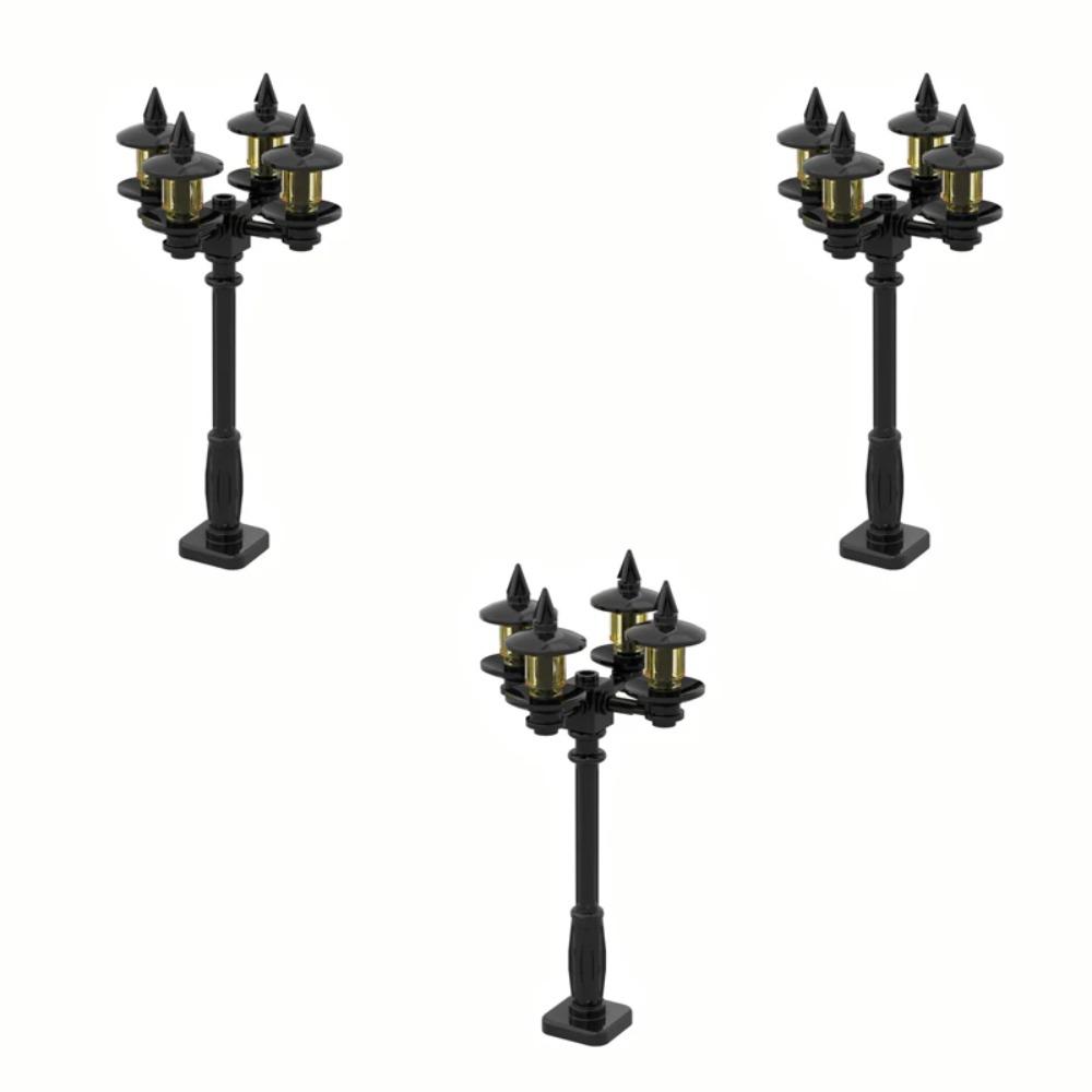 MOC Medieval Alchemy Room Kitchen Wizard Potion Building Blocks Devil's Spring Castle Road Lamp Witch Figures Scene Skull Bricks