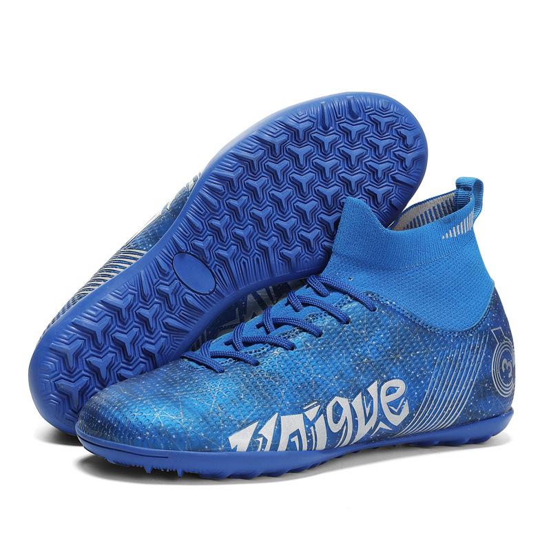 Male Adult Children's Football Shoes TF Short Nails Broken Nails Long Nails Large Size High Top Grass Training Shoes