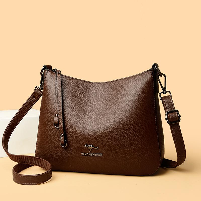 

Bags Women s bags New messenger bags Fashion versatile women s bags One shoulder handbag Bucket bag holder коричневый