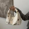 Trendy Butterfly Shoulder Bag Lightweight Soft Hobo Adjustable Strap Daily Travel Shopping Crossbody Purse for Women