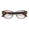 Versace Temple letter logo, plate and metal, square, optical glasses, unisex couple style, tortoiseshell color 0VE3392F-5539-Tortoiseshell 54