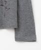 MILLO WOMEN Ribbed Tattoo Long Sleeve [Gray]