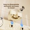 Suction Cup Mop Clamp, Household Wall-mounted No-hole Clip, Broom Hanging Rack, Movable Storage Rack, Bathroom Wall-mounted Rack