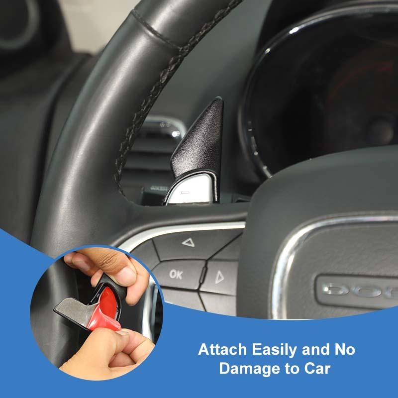 Gear Shift Paddle Air Conditioning Audio Switch Trim Ring Fit For Dodge Charger For Dodge Challenger 2015 Up Interior Accessories