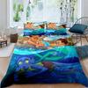 3D Printed Cute Disney Luca Duvet Cover and Pillowcase Set - Home Decor, Creative Plus Size Bedding Set