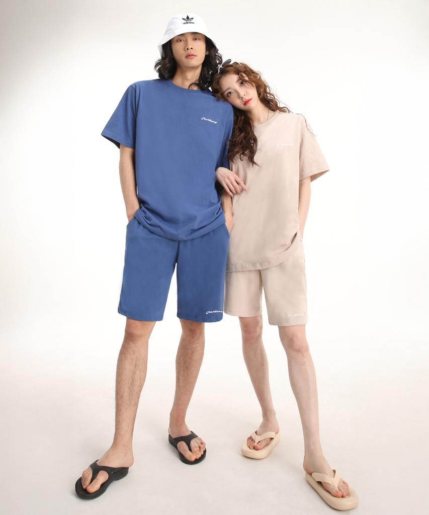 Geulaenpini Embroidered Short Sleeve T-Shirt & Training Pants Set (Type A)