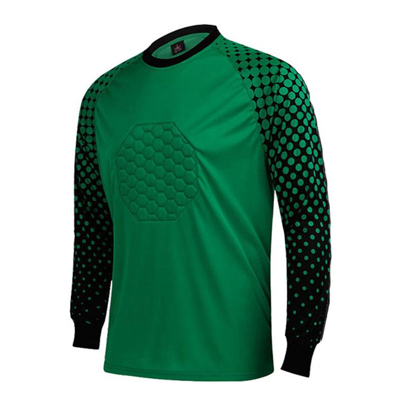 Football Jersey Goalkeeper Goalkeeper Jersey Set Adult Children Long-sleeved Gantry Game Training Jersey Wholesale Foreign Trade