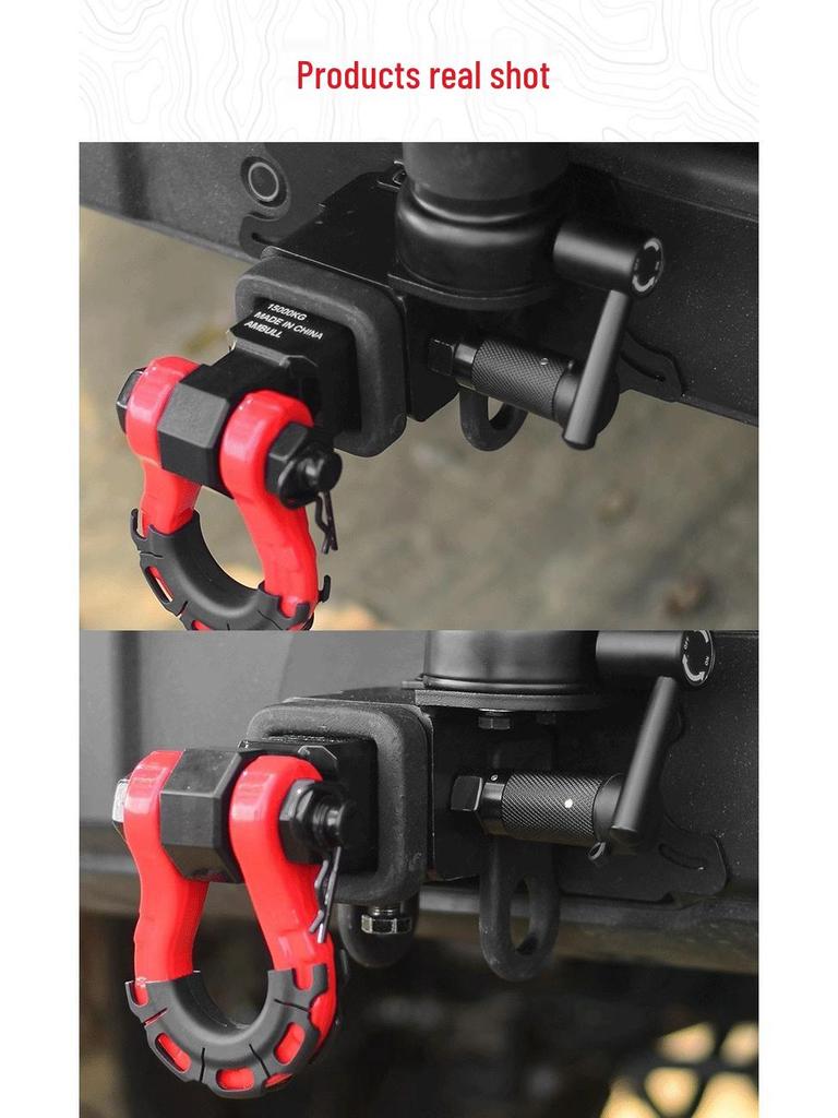 Universal Hitch Pin Trailer Receiver Lock with Anti-Corrosion Strap & 2 Keys for Anti-Theft Protection