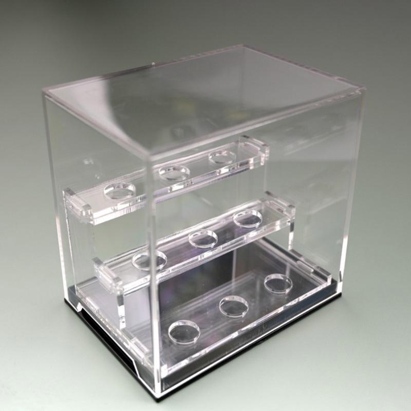 Acrylic Crystal Display Box For Gemstones And Mineral Collection High Transparency Dustproof Designs Storage Box