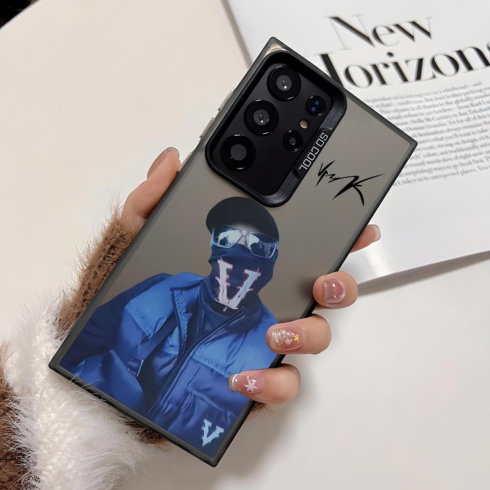 

Cool V-VrunkS Phone Case For Samsung Galaxy S25 Edge S24 S23 S22 S21 S20 Ultra Funda Silicone Silver Cover Galaxy S23 FE